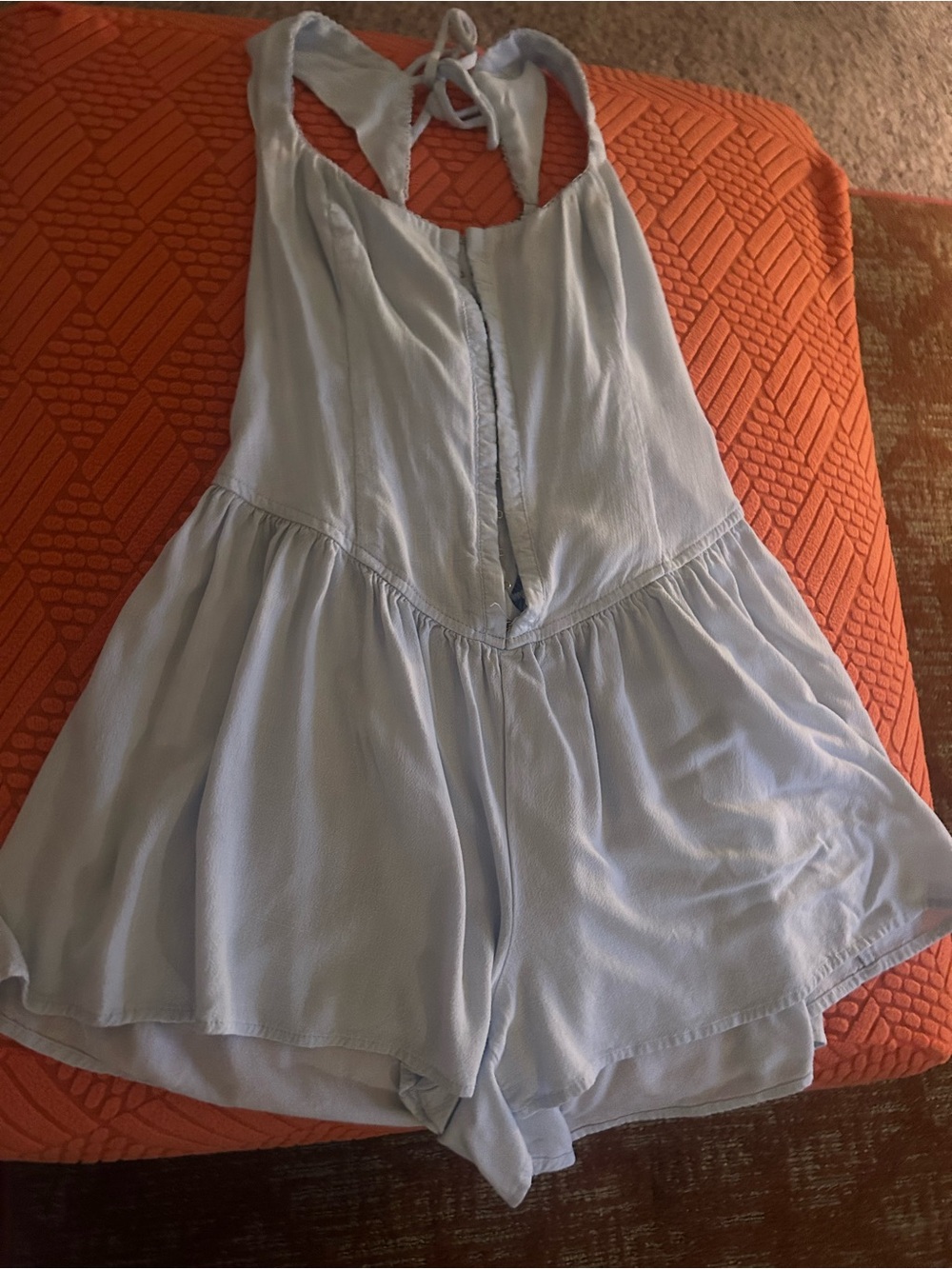 Light Blue Halter Romper
